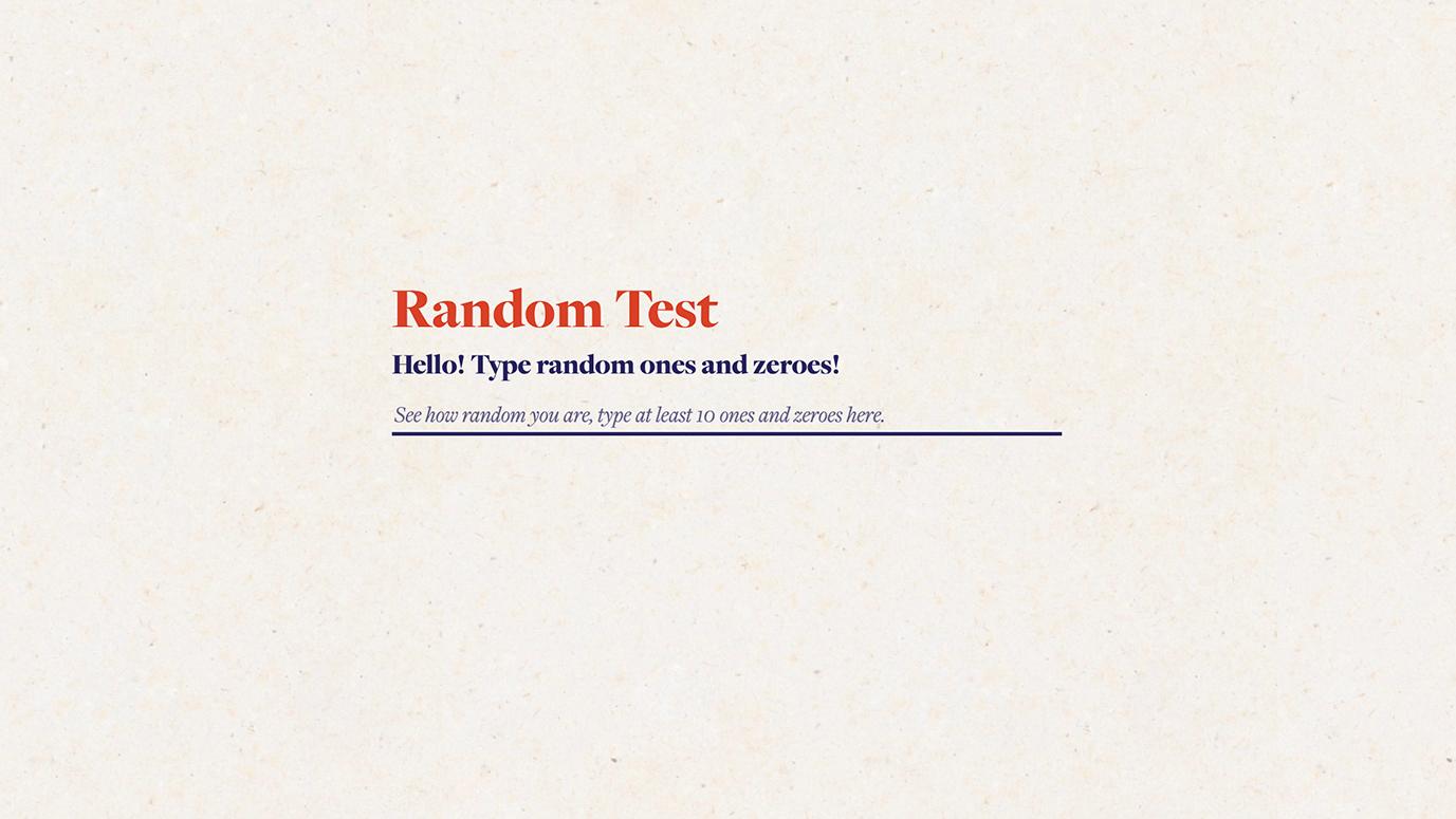 Random Test site!